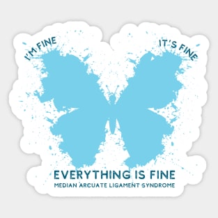 Everything is Fine (Light) Sticker